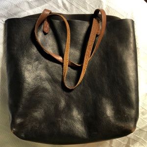 Madewell leather tote